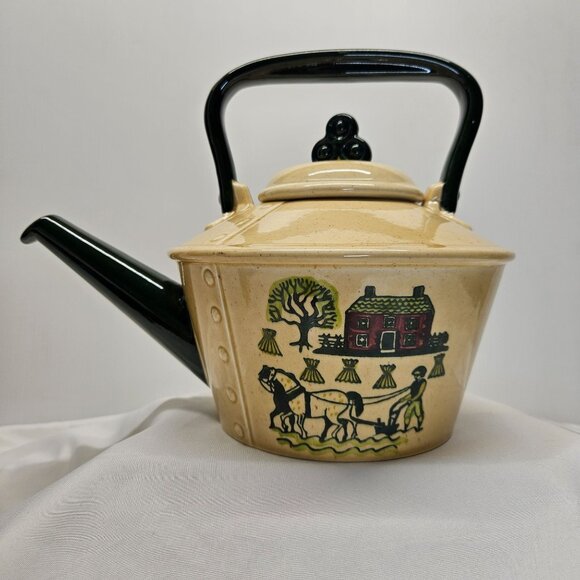 Vintage Metlox Poppytrail Homestead Provincial Teapot With Lid - Picture 1 of 7